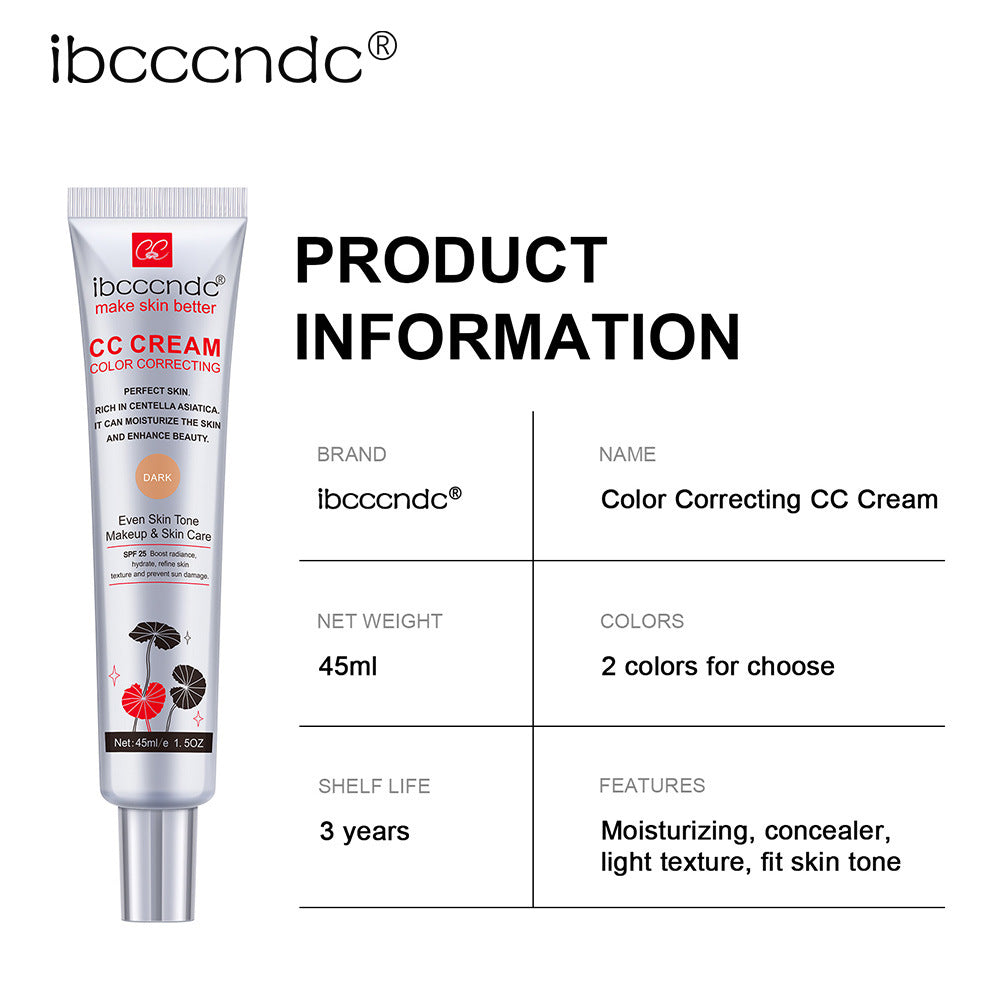 Moisturizing Correcting CC Cream Waterproof Anti-sweat Makeup Before Concealer Lasting Women Makeup Protect Skin Erborian Make Yiwu Ruijia Auto Supplies Co., Ltd.