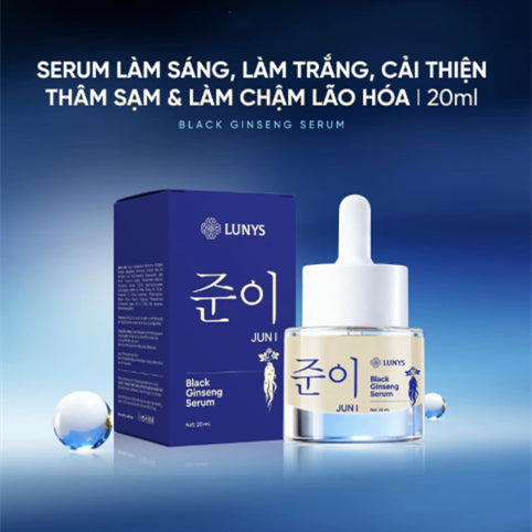 Sérum au Ginseng Noir – Éclat, Anti-Taches &amp; Peau Lissée, 20ml 🖤✨ Yiwu Ruijia Auto Supplies Co., Ltd.