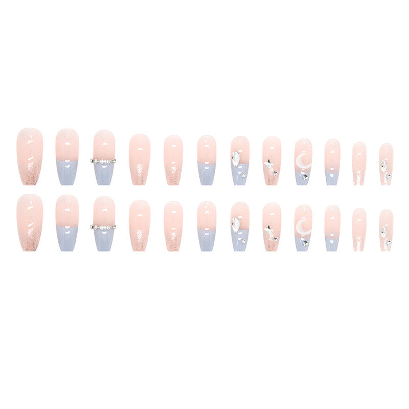 24 Faux Ongles Ballerine Longs – Bleu Mer Pétillant, French Style Instagram 💅✨ Yiwu Ruijia Auto Supplies Co., Ltd.