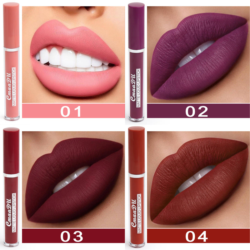 Women's Non-stick Cup Waterproof Matte Lipstick Yiwu Ruijia Auto Supplies Co., Ltd.