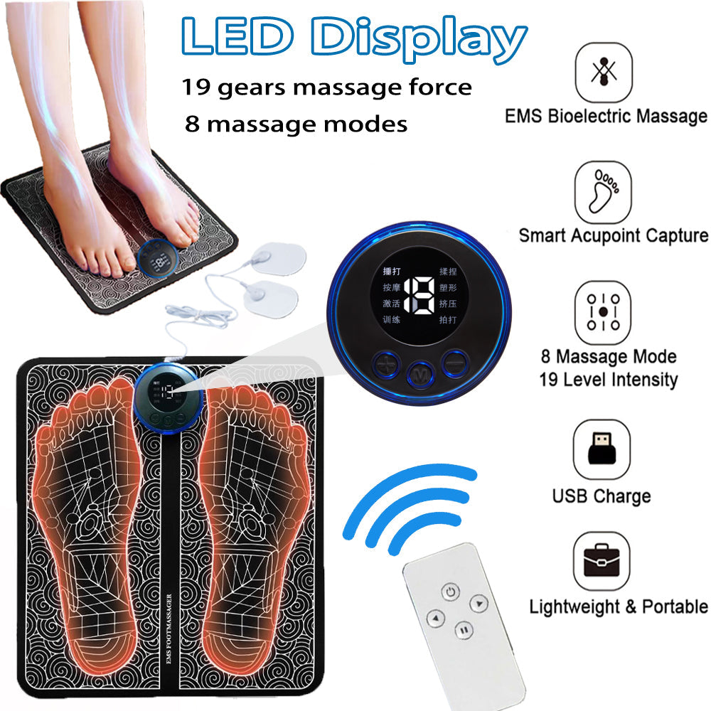 Coussinet de Massage Intelligent pour les Pieds – Physiothérapie Infrarouge & EMS Yiwu Ruijia Auto Supplies Co., Ltd.