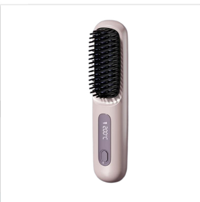 Brosse Lissante Sans Fil – Écran LCD, Batterie 1H, Chauffe Rapide Yiwu Ruijia Auto Supplies Co., Ltd.