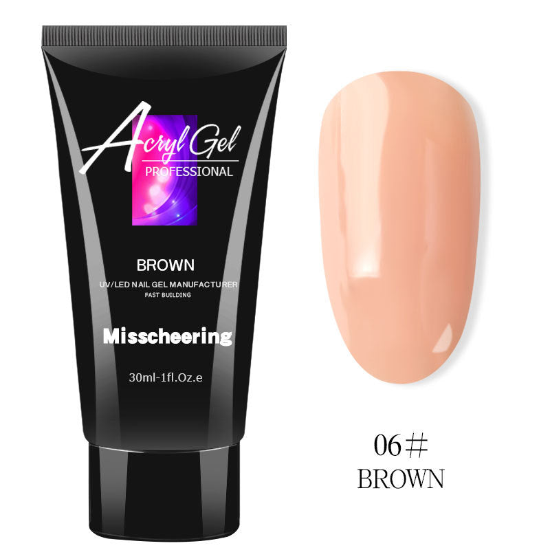 Poly Nail Gel Extension – 30ml, 9 Couleurs, Compatible UV/LED 💅✨ Yiwu Ruijia Auto Supplies Co., Ltd.