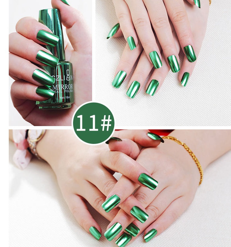 Vernis à Ongles Effet Miroir – 12 Couleurs Chromées & Métalliques 💅✨ Yiwu Ruijia Auto Supplies Co., Ltd.
