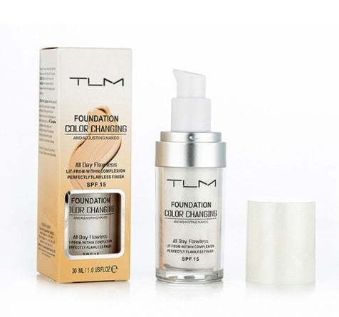 Temperature Liquid Foundation Concealer Portable Natural Color  Makeup Foundation BB Concealer Yiwu Ruijia Auto Supplies Co., Ltd.