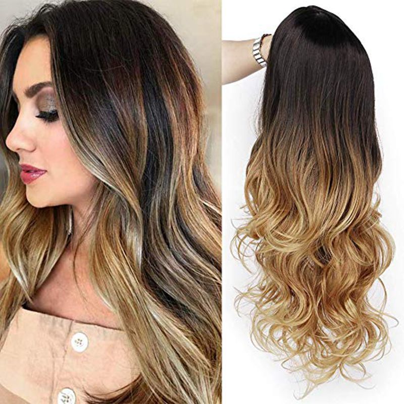 ✨ Perruque longue lisse avec frange – Style naturel et élégant Yiwu Ruijia Auto Supplies Co., Ltd.