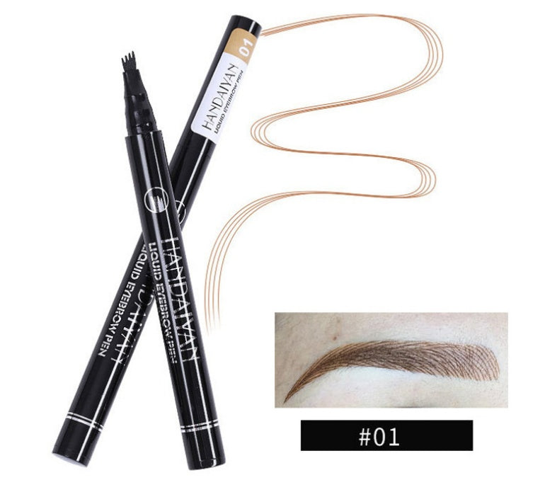 Microblading Eyebrow Pencil Waterproof Fork Tip Tattoo Pen Tinted Fine Sketch Eye Brow Pencils Long Lasting Eyebrows Yiwu Ruijia Auto Supplies Co., Ltd.