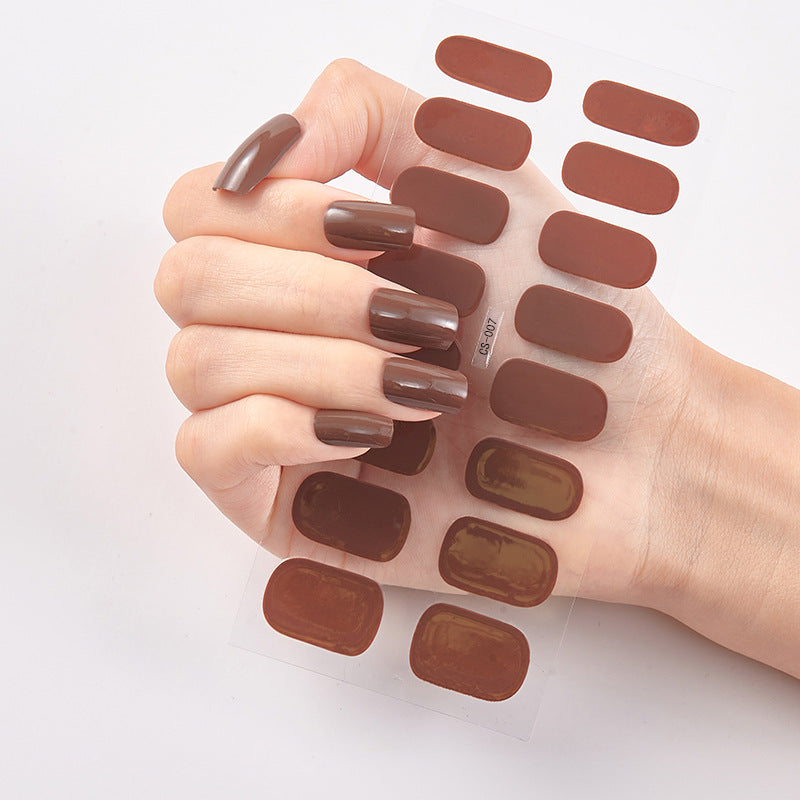 Stickers Ongles Lettres Colorées – 16 Autocollants Full Cover Nail Art 💅✨ Yiwu Ruijia Auto Supplies Co., Ltd.