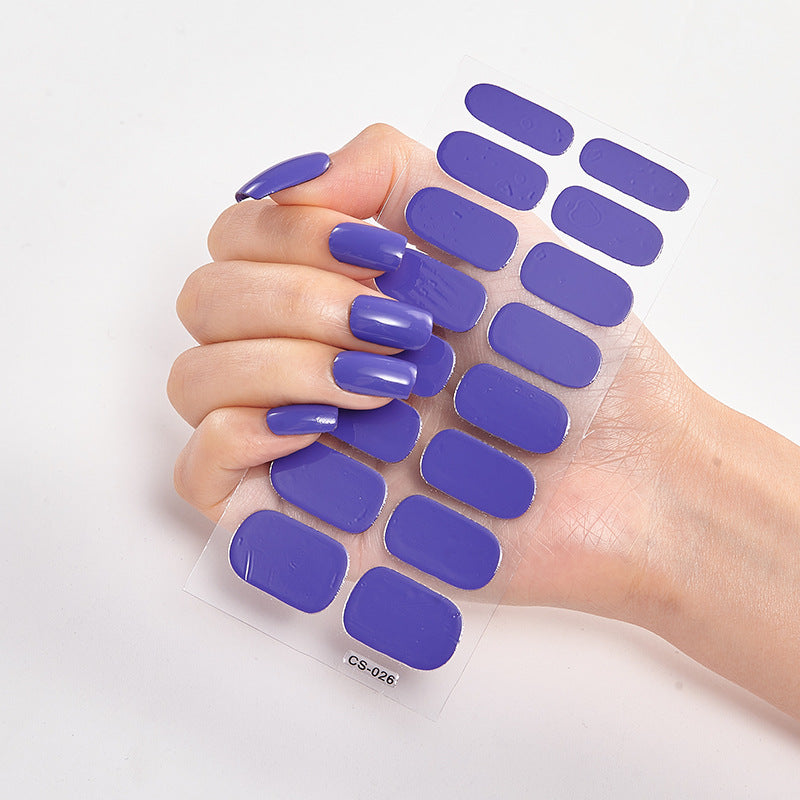 Stickers Ongles Lettres Colorées – 16 Autocollants Full Cover Nail Art 💅✨ Yiwu Ruijia Auto Supplies Co., Ltd.