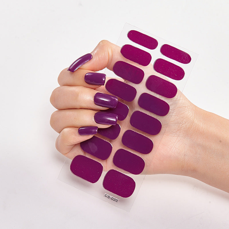 Stickers Ongles Lettres Colorées – 16 Autocollants Full Cover Nail Art 💅✨ Yiwu Ruijia Auto Supplies Co., Ltd.