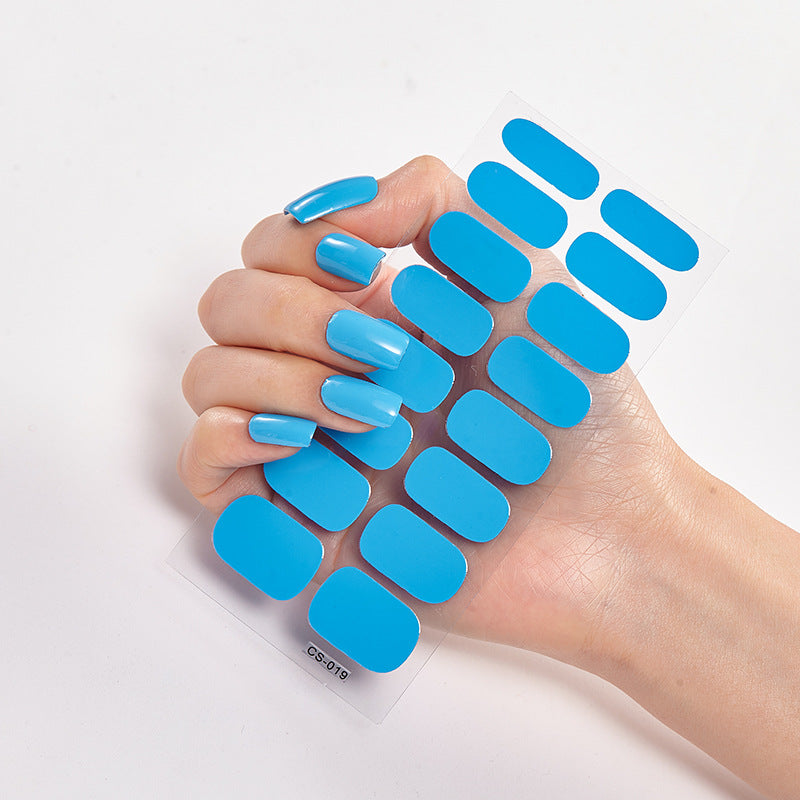 Stickers Ongles Lettres Colorées – 16 Autocollants Full Cover Nail Art 💅✨ Yiwu Ruijia Auto Supplies Co., Ltd.