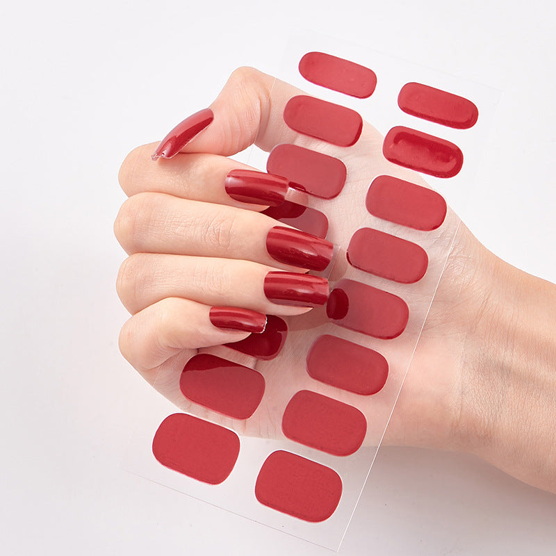 Stickers Ongles Lettres Colorées – 16 Autocollants Full Cover Nail Art 💅✨ Yiwu Ruijia Auto Supplies Co., Ltd.