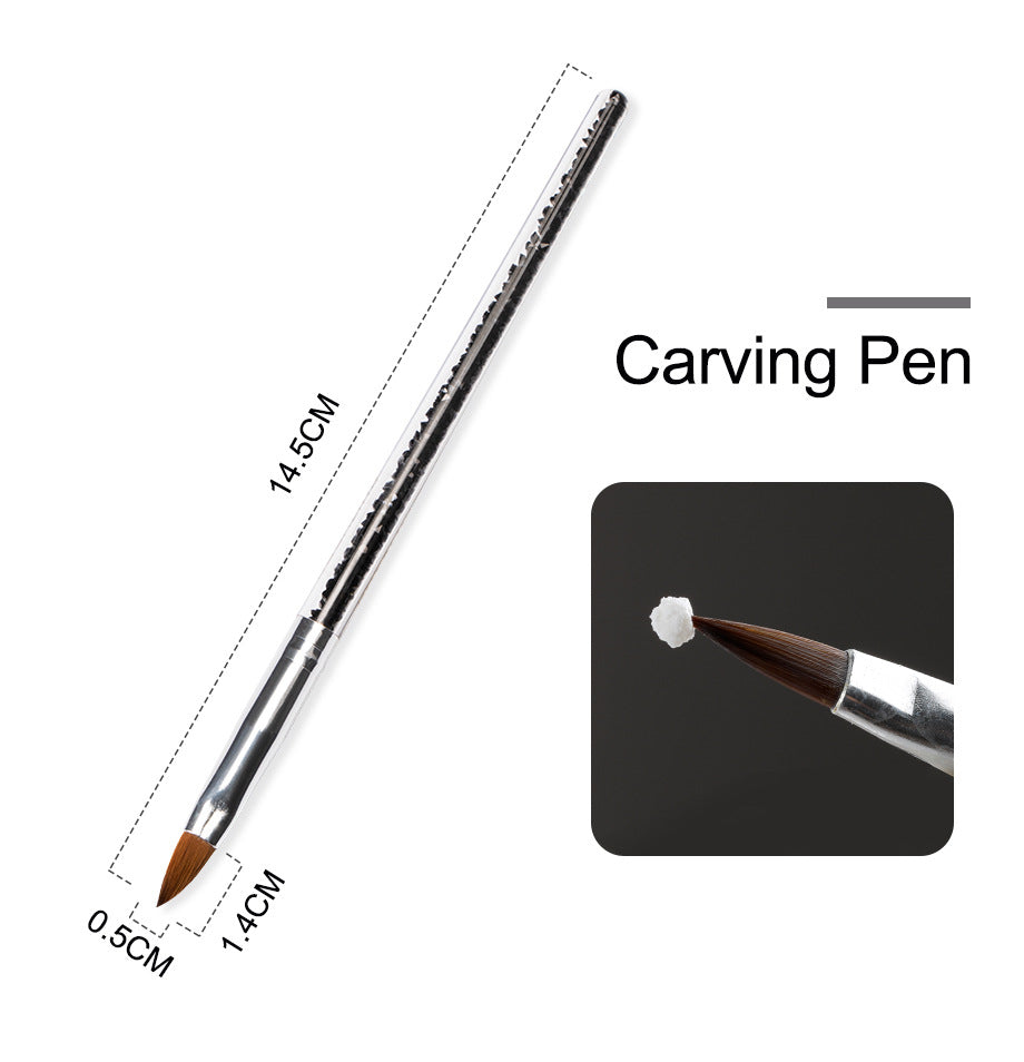 Kit Acrylique Nail Extension &amp; Nail Carving – 3 Poudres + Liquide + Stylo 💅✨ Yiwu Ruijia Auto Supplies Co., Ltd.
