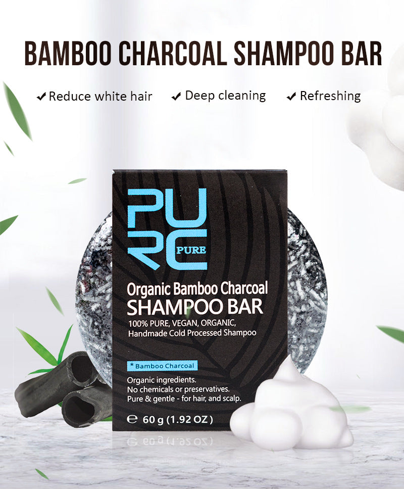 hampoing Solide au Charbon de Bambou – Soin Complet & Cheveux Transformés 🖤🌿 Yiwu Ruijia Auto Supplies Co., Ltd.