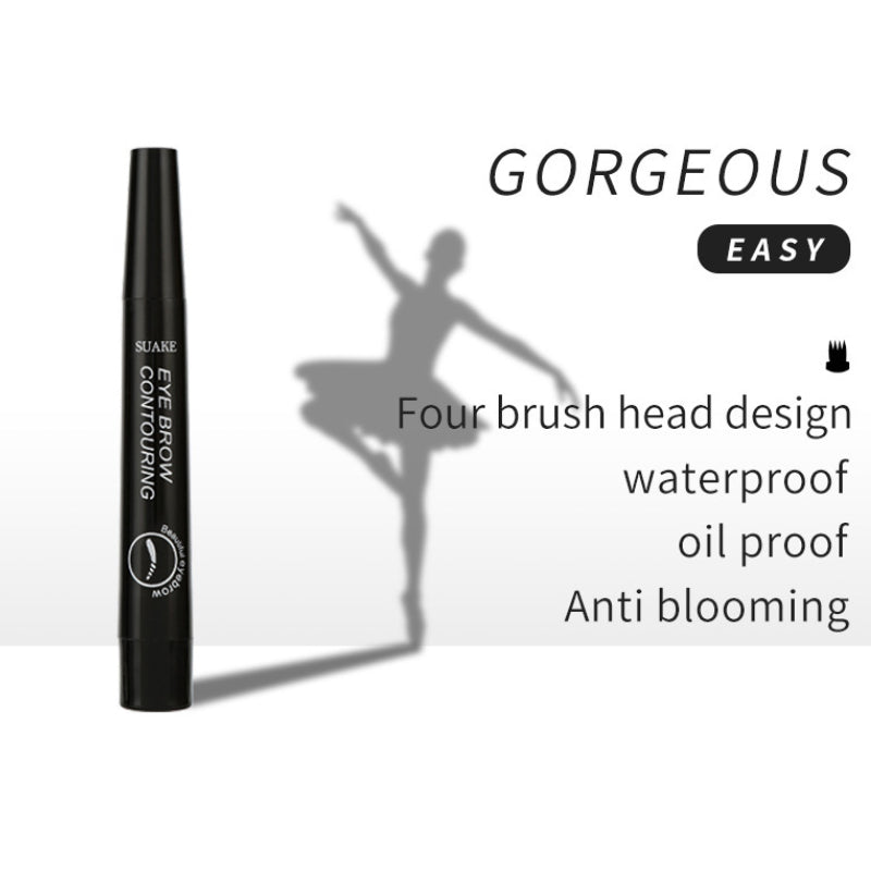 Four-Headed Bifurcated Eyebrow Pencil Lasts For A Long Time Without Smudging Yiwu Ruijia Auto Supplies Co., Ltd.