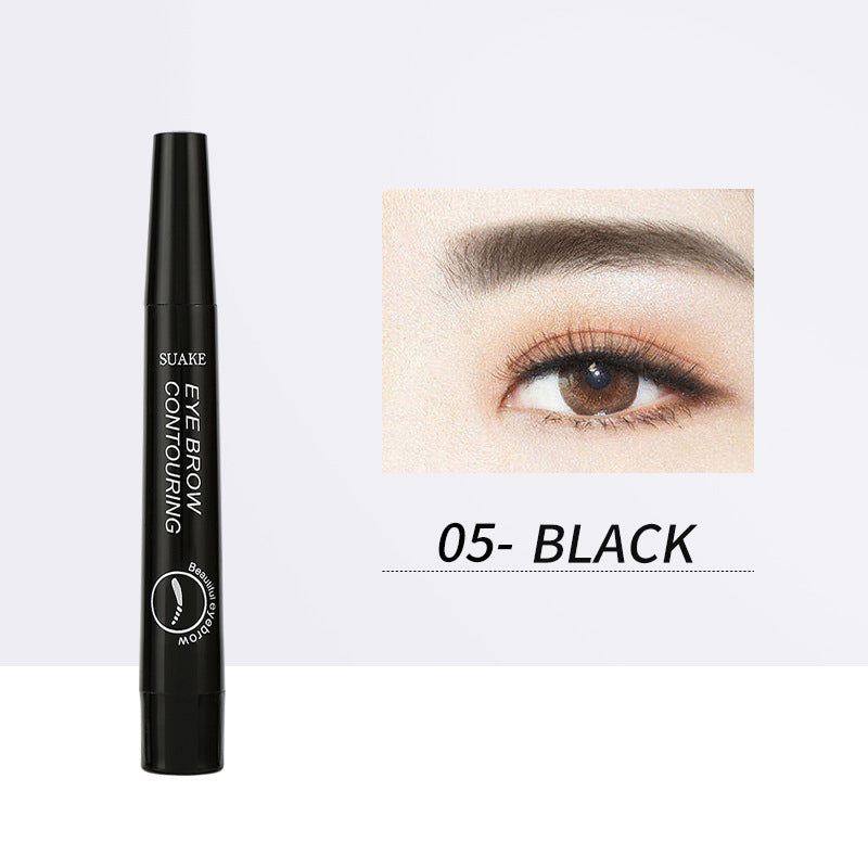 Four-Headed Bifurcated Eyebrow Pencil Lasts For A Long Time Without Smudging Yiwu Ruijia Auto Supplies Co., Ltd.