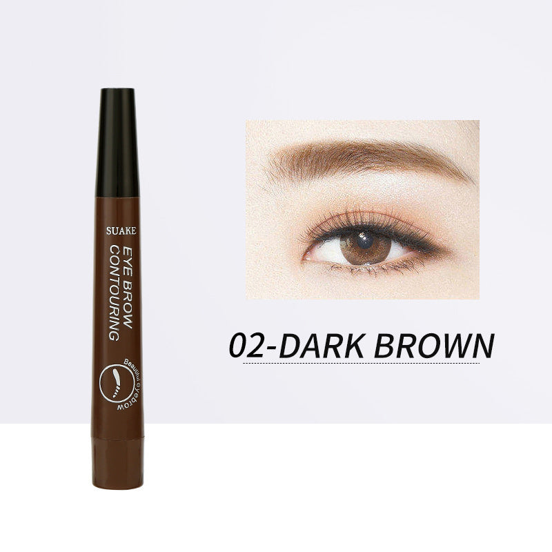 Four-Headed Bifurcated Eyebrow Pencil Lasts For A Long Time Without Smudging Yiwu Ruijia Auto Supplies Co., Ltd.