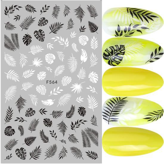 Autocollants Nail Art – Collection Platine & Or Noir, Sans Colorant 💅✨ Yiwu Ruijia Auto Supplies Co., Ltd.