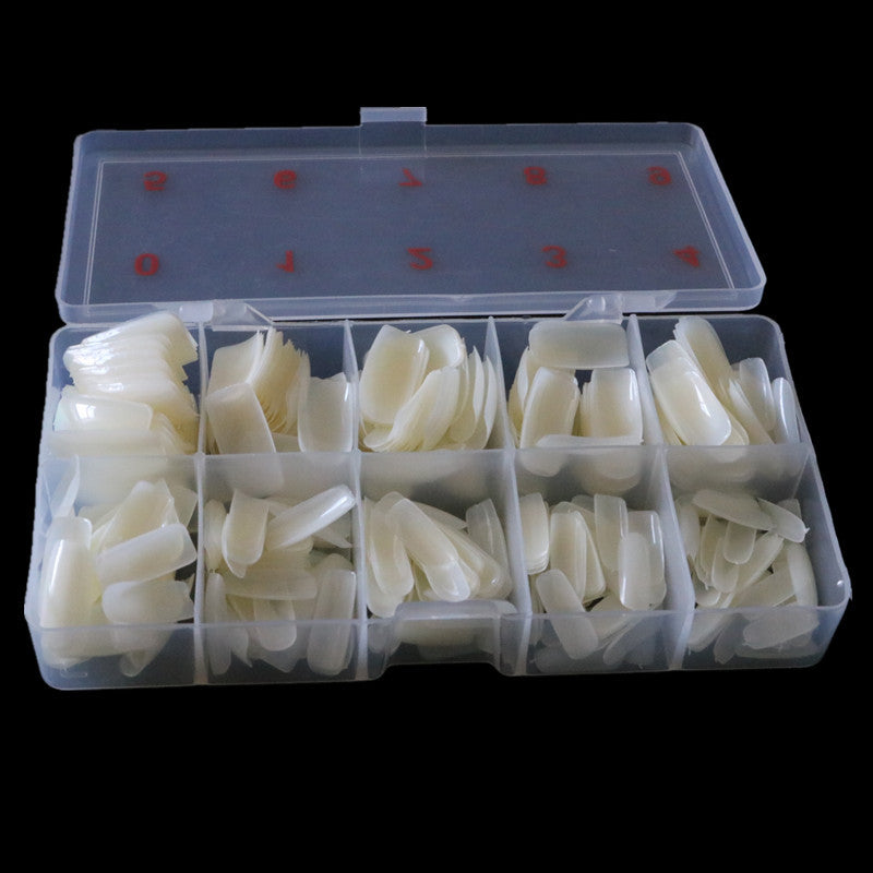 Boîte 500 Faux Ongles – Transparent, Naturel & Blanc, Kit Complet 💅✨ Yiwu Ruijia Auto Supplies Co., Ltd.