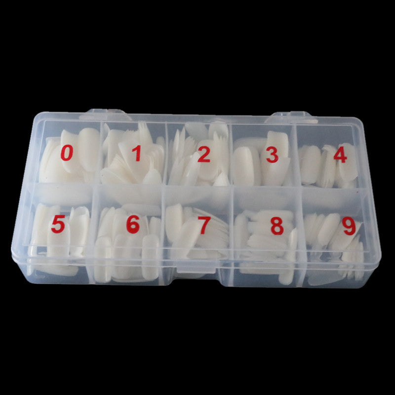 Boîte 500 Faux Ongles – Transparent, Naturel & Blanc, Kit Complet 💅✨ Yiwu Ruijia Auto Supplies Co., Ltd.