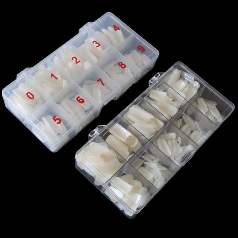 Boîte 500 Faux Ongles – Transparent, Naturel & Blanc, Kit Complet 💅✨ Yiwu Ruijia Auto Supplies Co., Ltd.