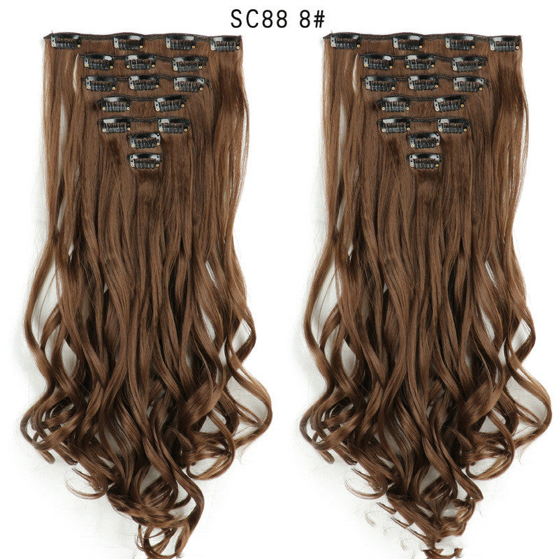 Extension Bouclée à Clip – Fibres Haute Température, Plusieurs Couleurs 💇‍♀️✨ Yiwu Ruijia Auto Supplies Co., Ltd.