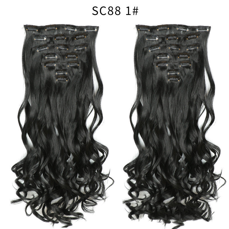 Extension Bouclée à Clip – Fibres Haute Température, Plusieurs Couleurs 💇‍♀️✨ Yiwu Ruijia Auto Supplies Co., Ltd.