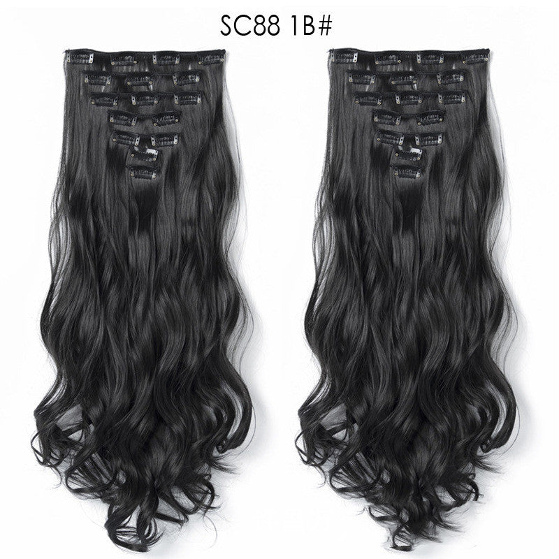 Extension Bouclée à Clip – Fibres Haute Température, Plusieurs Couleurs 💇‍♀️✨ Yiwu Ruijia Auto Supplies Co., Ltd.