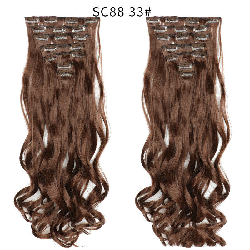 Extension Bouclée à Clip – Fibres Haute Température, Plusieurs Couleurs 💇‍♀️✨ Yiwu Ruijia Auto Supplies Co., Ltd.