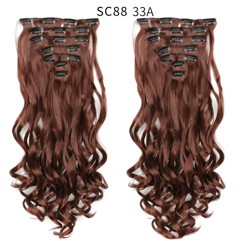 Extension Bouclée à Clip – Fibres Haute Température, Plusieurs Couleurs 💇‍♀️✨ Yiwu Ruijia Auto Supplies Co., Ltd.