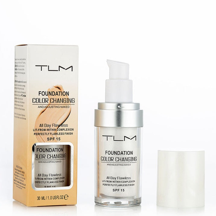 Temperature Liquid Foundation Concealer Portable Natural Color  Makeup Foundation BB Concealer Yiwu Ruijia Auto Supplies Co., Ltd.