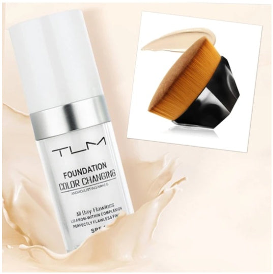 Temperature Liquid Foundation Concealer Portable Natural Color  Makeup Foundation BB Concealer Yiwu Ruijia Auto Supplies Co., Ltd.