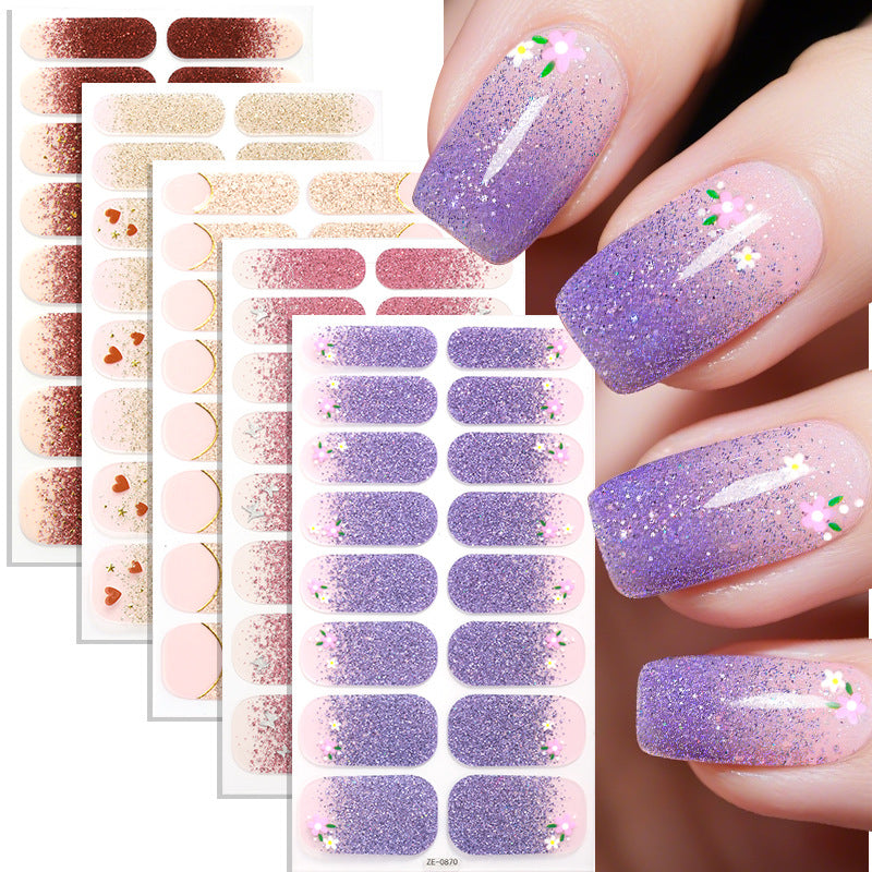 Stickers Ongles French Dégradé Poudre d'Oignon – Aurora, Œil de Chat &amp; Effet Glacé 💅✨ Yiwu Ruijia Auto Supplies Co., Ltd.