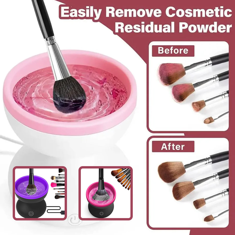 Nettoyeur Électrique Pinceaux Maquillage – 80 tr/min, Portable &amp; 1 Bouton 🖌️✨ Yiwu Ruijia Auto Supplies Co., Ltd.