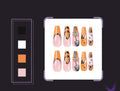 Kit de 24 Faux Ongles Halloween – Acrylique, Formes Amande, Ballerine, Citrouille, Chauve-Souris, Fantôme et Araignée 🎃👻🕷️ Yiwu Ruijia Auto Supplies Co., Ltd.