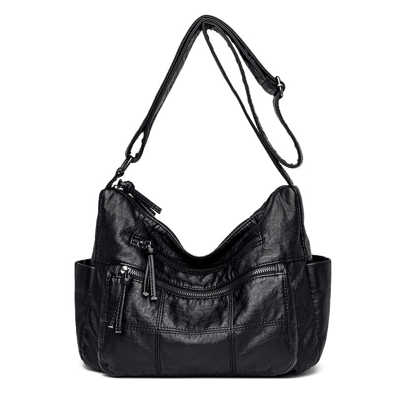 Sac à Main PU Intemporel – Poche 3D, Multi-Poches &amp; Coutures Apparentes, 4 Coloris 👜✨ Yiwu Ruijia Auto Supplies Co., Ltd.