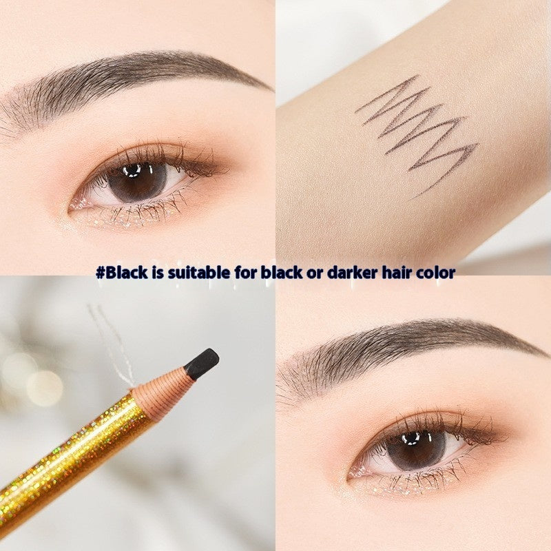 Line Drawing Waterproof Sweat-proof Non-fading Brushed Natural Eyebrow Pencil Yiwu Ruijia Auto Supplies Co., Ltd.