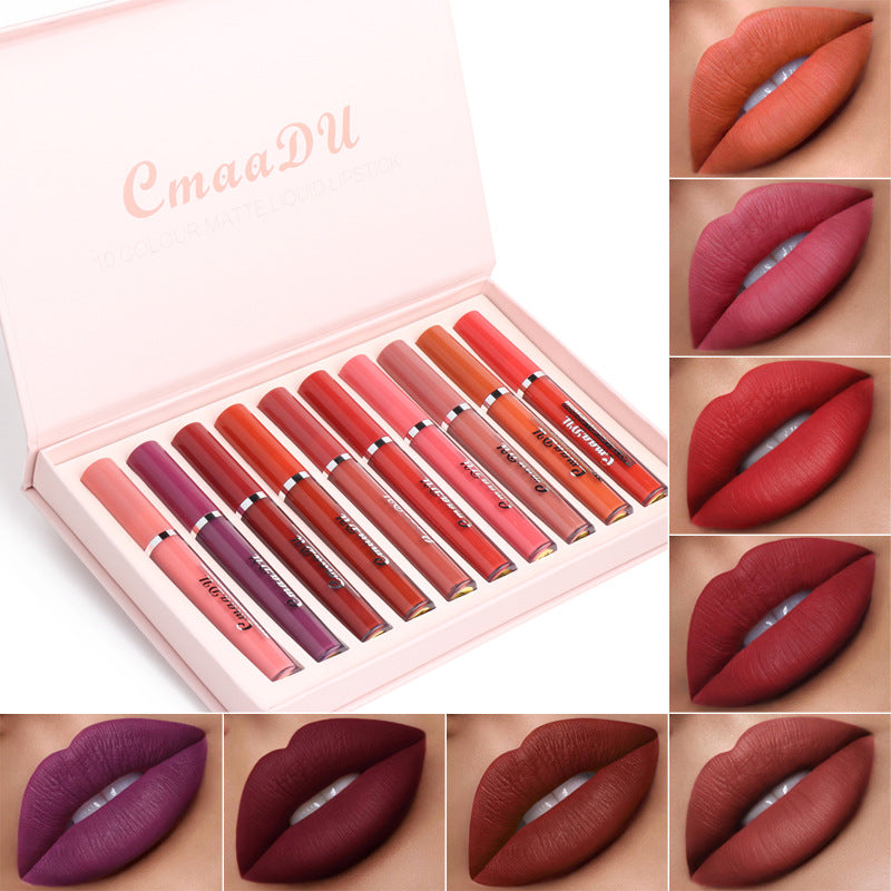 Women's Non-stick Cup Waterproof Matte Lipstick Yiwu Ruijia Auto Supplies Co., Ltd.