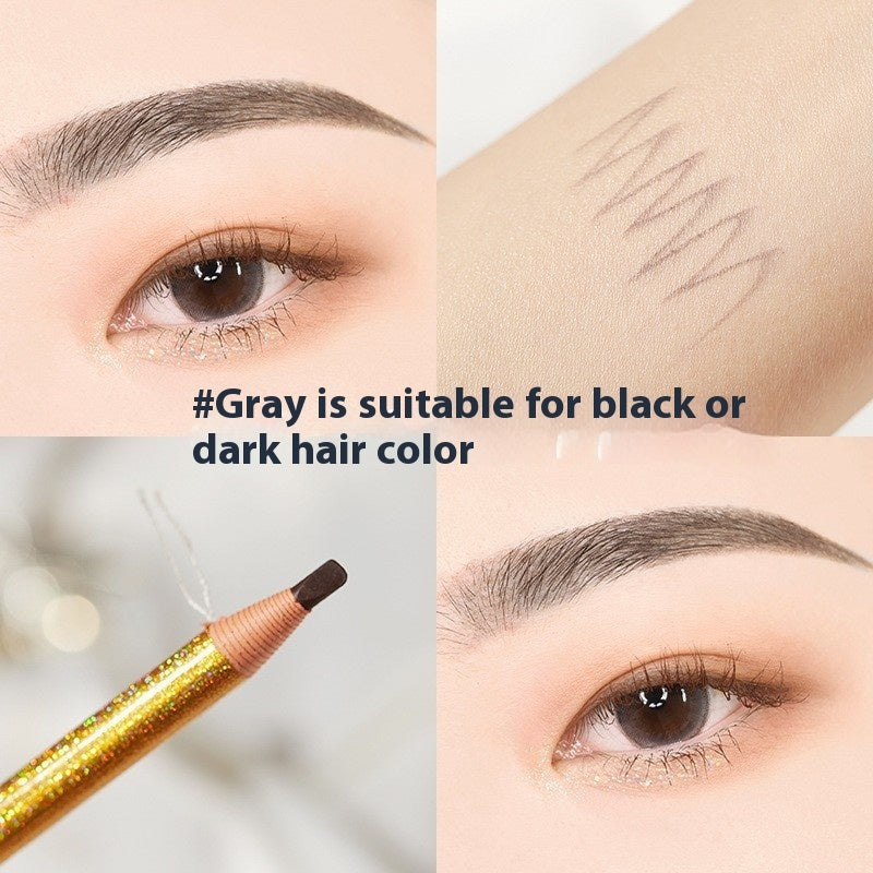 Line Drawing Waterproof Sweat-proof Non-fading Brushed Natural Eyebrow Pencil Yiwu Ruijia Auto Supplies Co., Ltd.