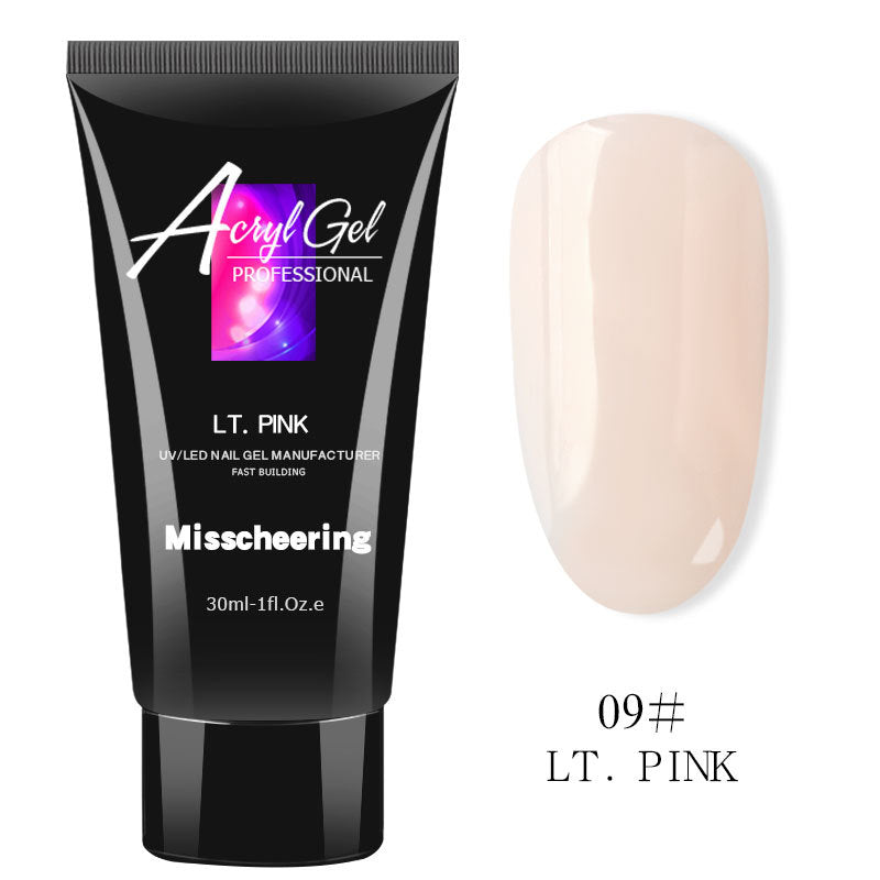 Poly Nail Gel Extension – 30ml, 9 Couleurs, Compatible UV/LED 💅✨ Yiwu Ruijia Auto Supplies Co., Ltd.