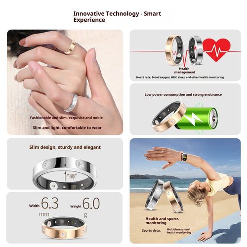 Bague Connectée Intelligente – Capteur de Mouvement & Mini Jeu Intégré Yiwu Ruijia Auto Supplies Co., Ltd.