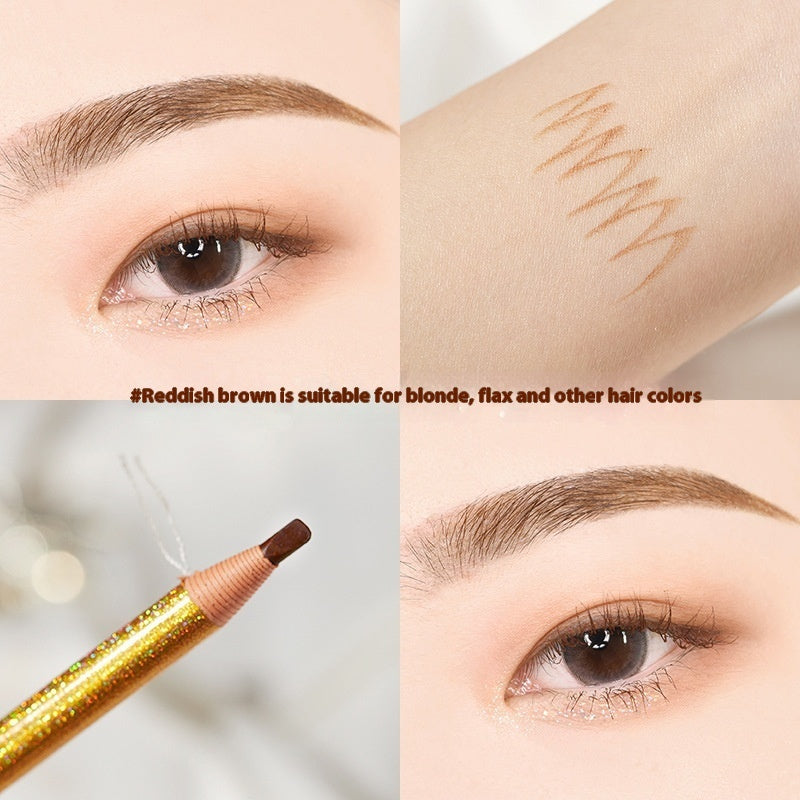 Line Drawing Waterproof Sweat-proof Non-fading Brushed Natural Eyebrow Pencil Yiwu Ruijia Auto Supplies Co., Ltd.