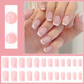 Kit 24 Faux Ongles Carrés Courts – Design Simple & Élégant, Amovibles 💅✨ Yiwu Ruijia Auto Supplies Co., Ltd.