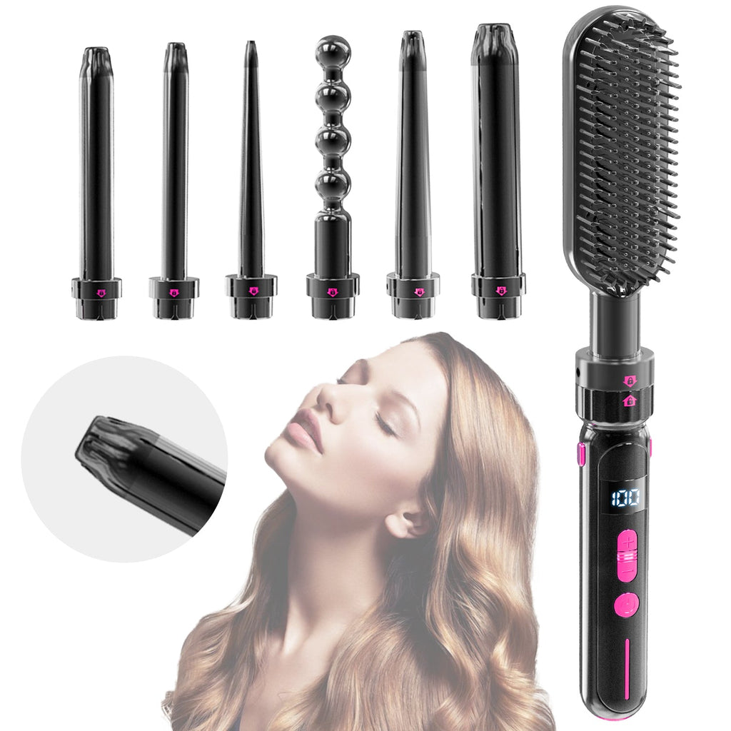 Fer à Boucler &amp; Lisser 2 en 1 – 30 Niveaux, Céramique &amp; Chauffage PTC Rapide 🌀💇♀️✨ Yiwu Ruijia Auto Supplies Co., Ltd.