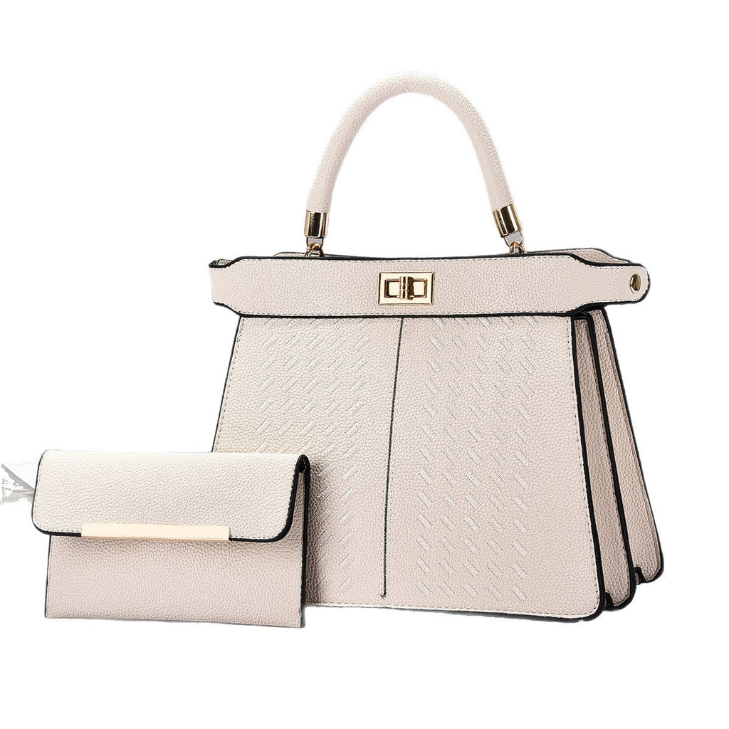 Set 2 en 1 Sac Seau + Sac à Main PU – Minimaliste Urbain, 9 Coloris 👜✨ Yiwu Ruijia Auto Supplies Co., Ltd.