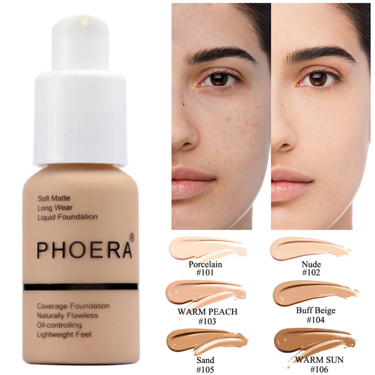 Explosive Press Type Oil Control Natural Color Matte Concealer Foundation Cream Yiwu Ruijia Auto Supplies Co., Ltd.