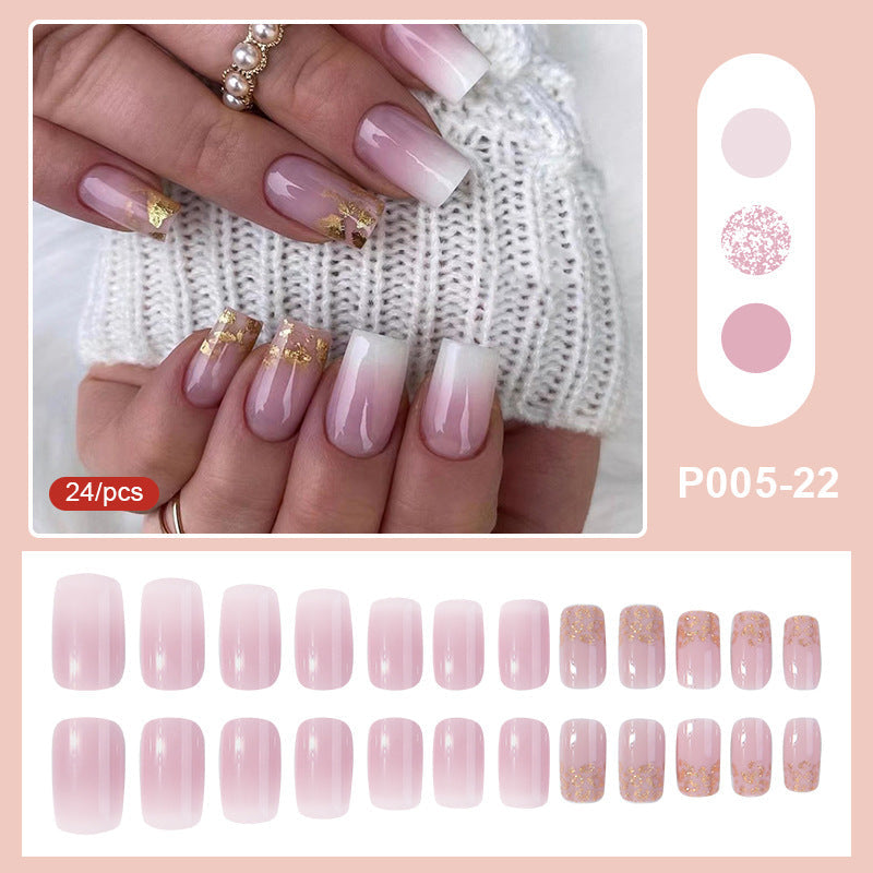 Set Faux Ongles French Ciel Étoilé – Style Européen &amp; Américain, Prêts à Porter 💅⭐✨ Yiwu Ruijia Auto Supplies Co., Ltd.