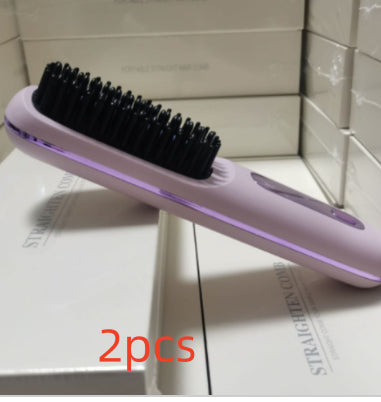 Brosse Lissante Sans Fil – Écran LCD, Batterie 1H, Chauffe Rapide Yiwu Ruijia Auto Supplies Co., Ltd.