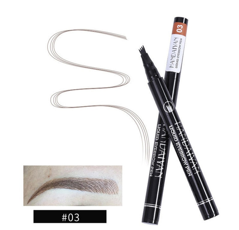 Microblading Eyebrow Pencil Waterproof Fork Tip Tattoo Pen Tinted Fine Sketch Eye Brow Pencils Long Lasting Eyebrows Yiwu Ruijia Auto Supplies Co., Ltd.