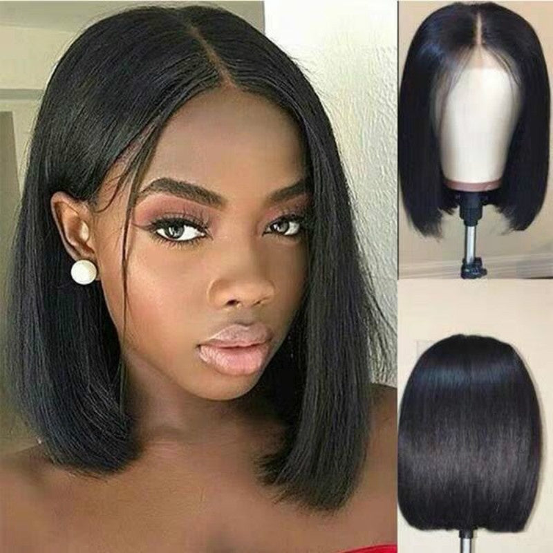 Perruque Bob Courte Cheveux Naturels Remy – Brésiliens, 3 Coloris 💇♀️✨  Description : Yiwu Ruijia Auto Supplies Co., Ltd.